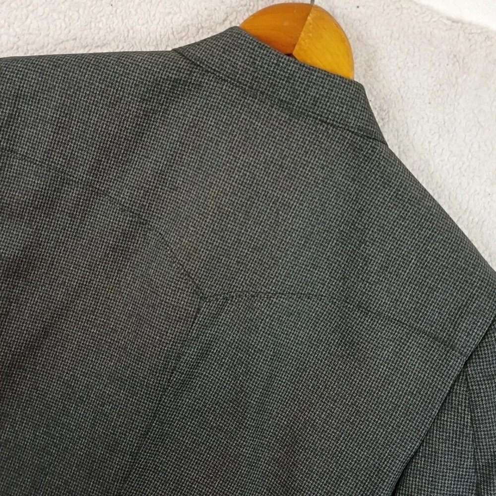 Circle S Western Blazer Mens 42R Gray Houndstooth Cowboy Country Sport Coat